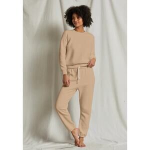 NWT SET Perfectwhitetee Ziggy Cotton Fleece Sweatshirt & Johnny Jogger Pant L/XL
